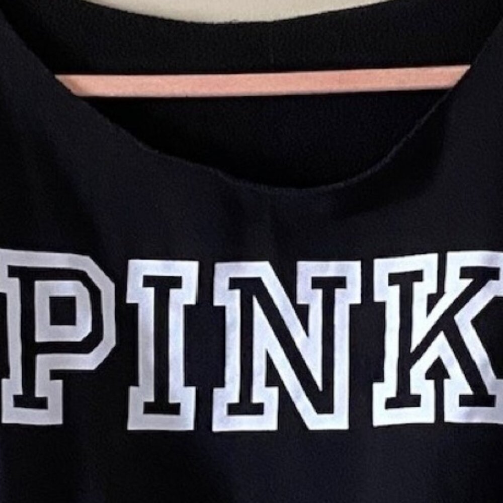 PINK off-the-shoulder Sweatshirt - Picture 2 of 2